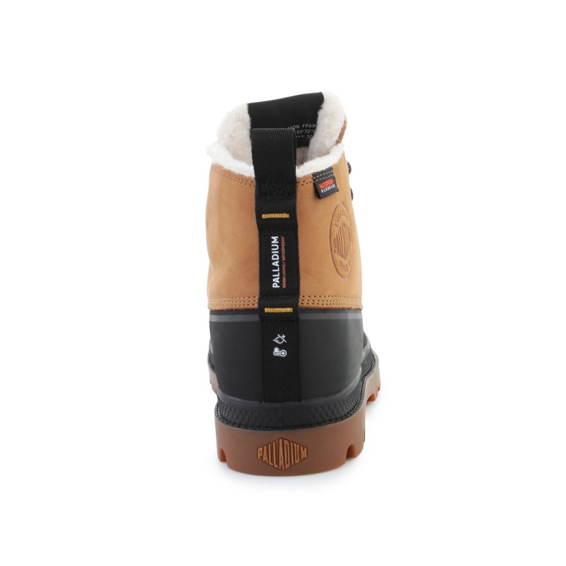 Palladium Pampa Duck Wl Wp+ Dear Brown 79547-254-M