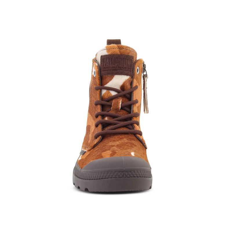 Palladium Pampa Hi Zip Pony Cow Print pulóver