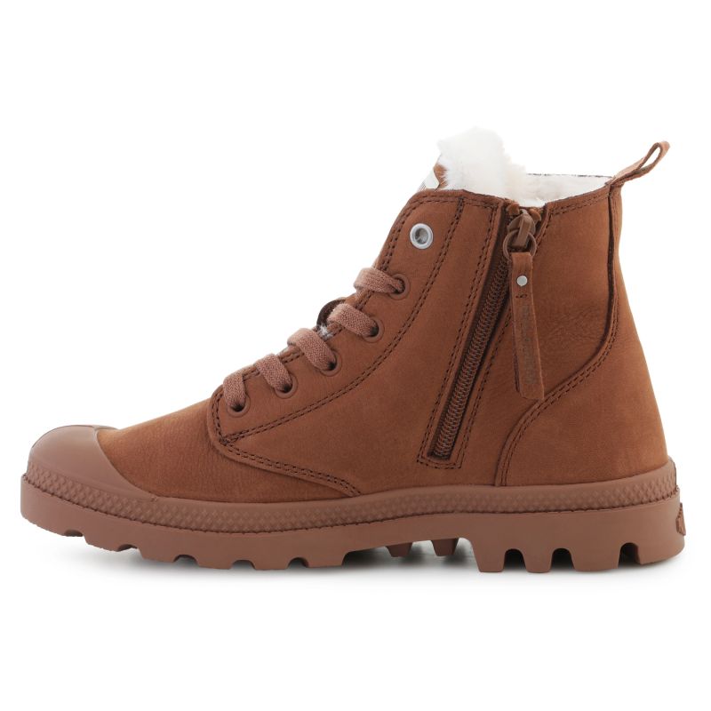 Palladium Pampa HI ZIP WL Raw Brown barna pulóver 95982-291-M