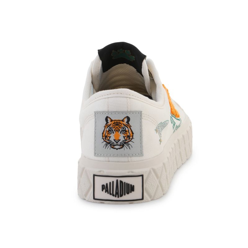 Palladium Stranger Things PALLA ACE TIGERS Cream White 94630-161-M