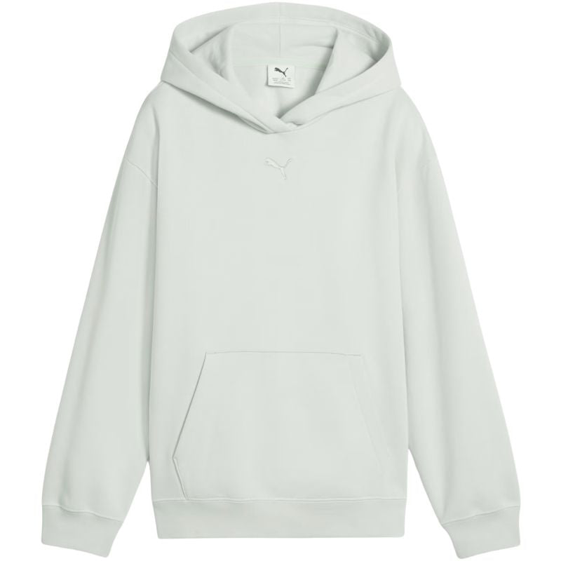 Puma ESS Centered Cat Logo Relaxed Hoodie for, 692973 gyerek kapucnis pulóver, menta