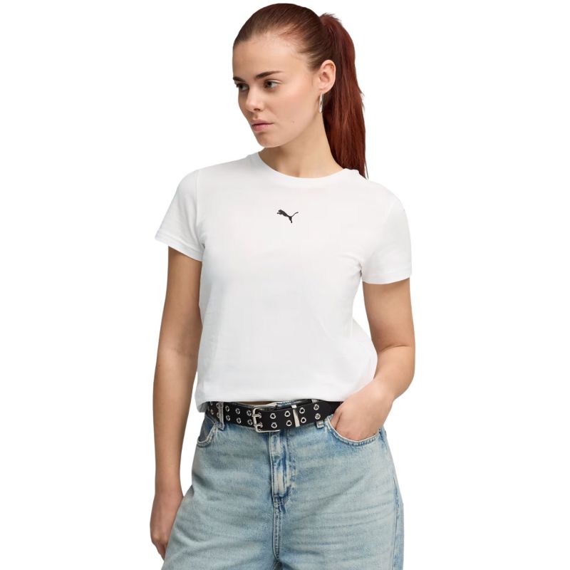 Puma Ess Centered Cat Logo Tee Women's 692916 fehér női póló 69291602