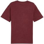 Puma Ess Elevated Relaxed Wash Tee Burgundy férfi 68804896