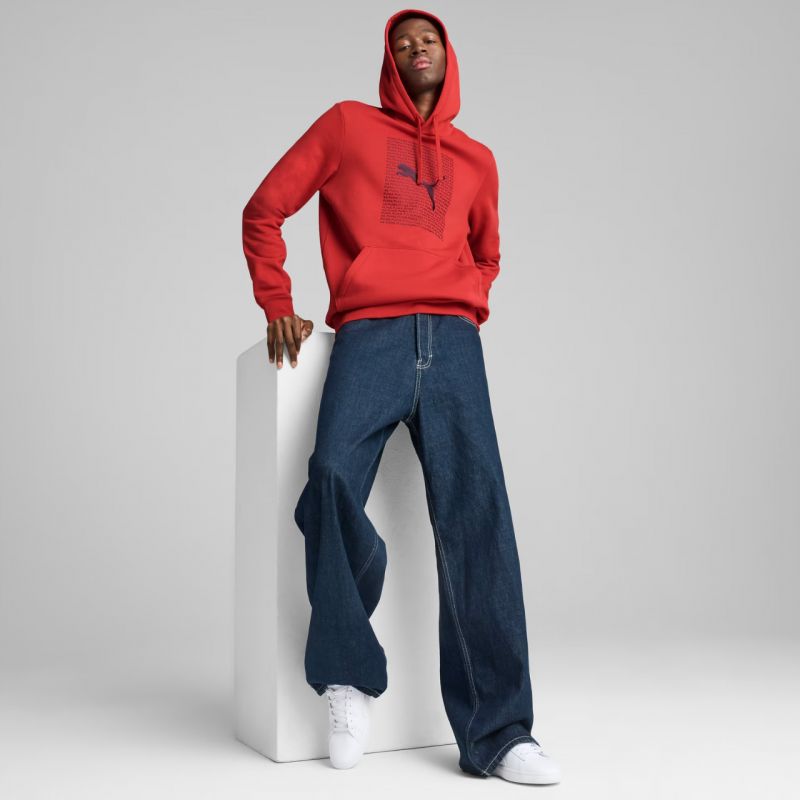 Puma Ess Logo Lab Hoodie FL M 684669 15 Kapucnis pulóver - Sportmania.hu