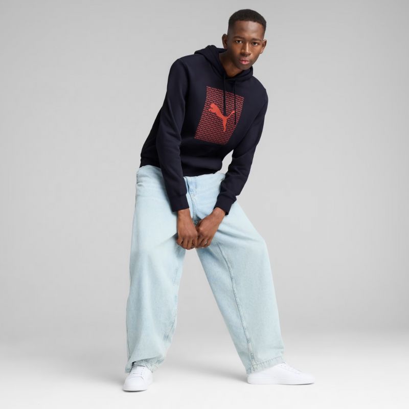 Puma Ess Logo Lab Hoodie FL M 684669 16 Kapucnis pulóver - Sportmania.hu