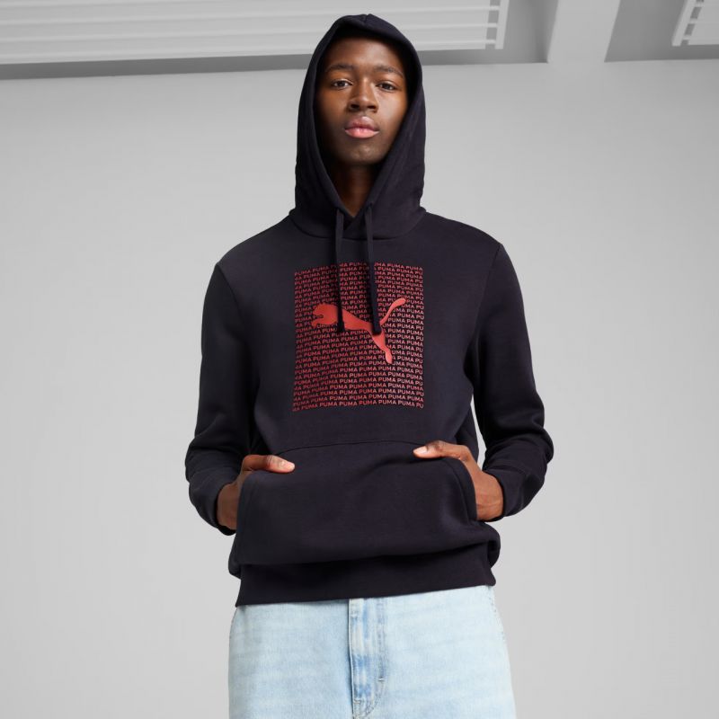 Puma Ess Logo Lab Hoodie FL M 684669 16 Kapucnis pulóver - Sportmania.hu