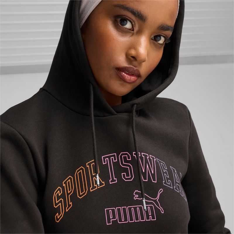 Puma Ess+ Logo LAB Hoodie FL W 682987 01 Kapucnis pulóver - Sportmania.hu