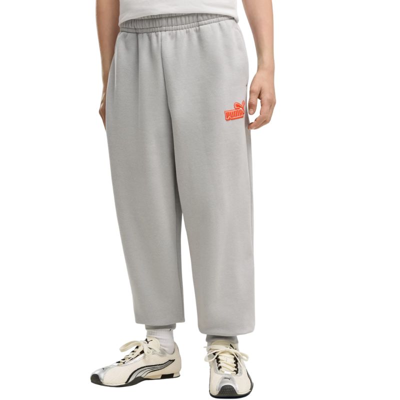 Puma ESS Logo Lab Relaxed Kids’ Trousers 694675 gyerek nadrág, szürke