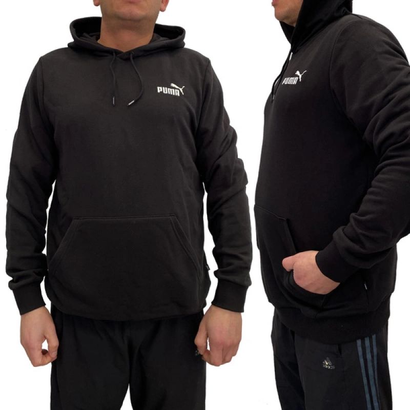 Puma Ess Logo M sweatshirt 679631 01 kapucnis pulóver - Sportmania.hu