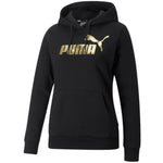Puma ESS+ Metallic Logo Hoodie FL W 849958 01 Kapucnis pulóver - Sportmania.hu