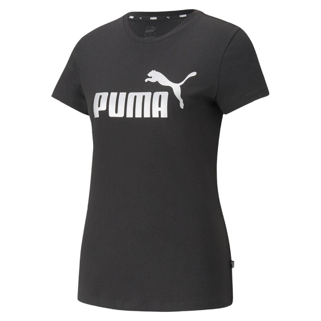 Puma Essentials+ Metallic Logo , fekete Póló - Sportmania.hu