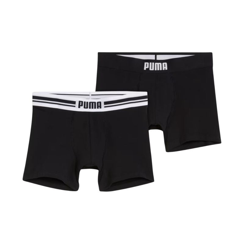 Puma Everyday Placed Logo Men's Boxer Shorts 2 Pack 938476 fekete férfi