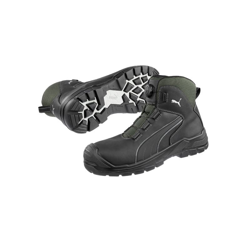 Puma Malfini cascades disc mid M ankle boots fekete bakancs MLI-S18B1