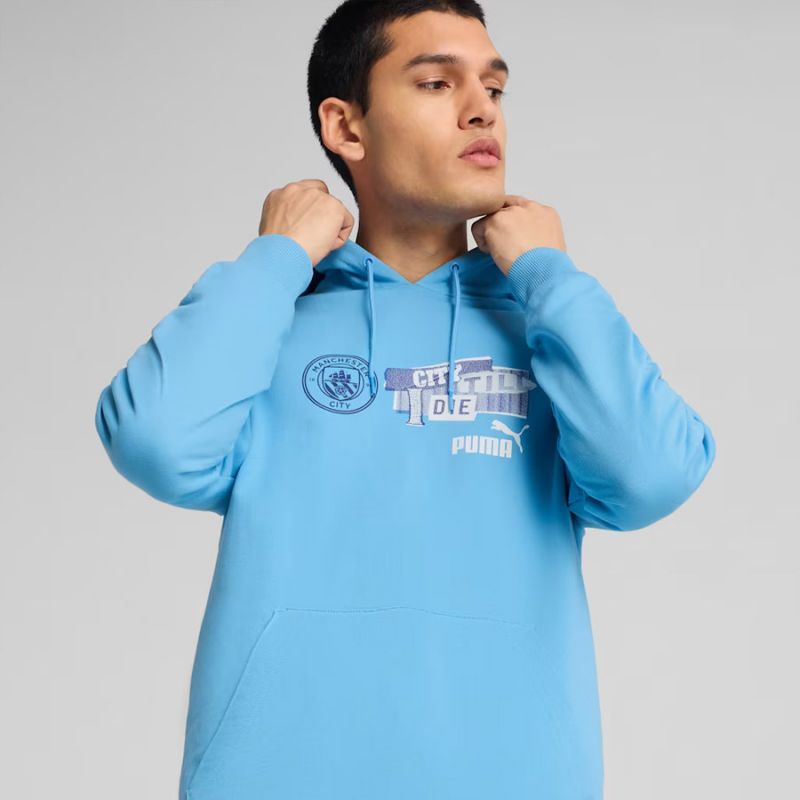 Puma Manchester City FtblNRGY Hoodie M 779120-39 Kapucnis pulóver - Sportmania.hu