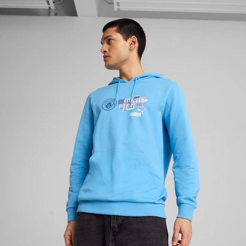 Puma Manchester City FtblNRGY Hoodie M 779120-39 Kapucnis pulóver - Sportmania.hu