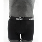Puma Men's Boxer Briefs 9-Pack Black Gray Comfortable Cotton khaki férfi alsónemű