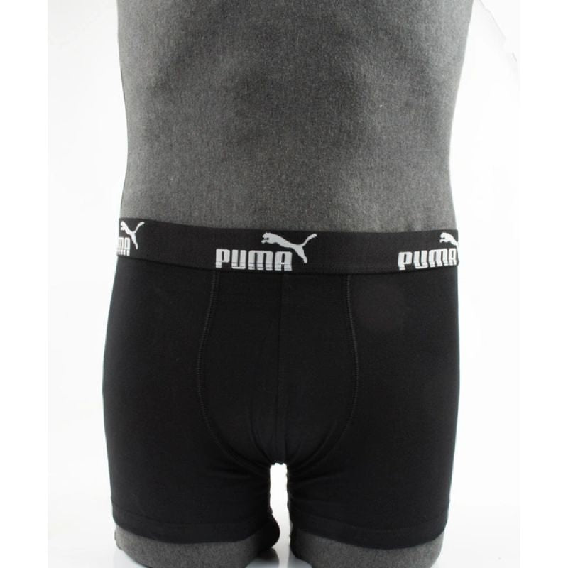 Puma Men's Boxer Briefs 9-Pack Black Gray Comfortable Cotton khaki férfi alsónemű