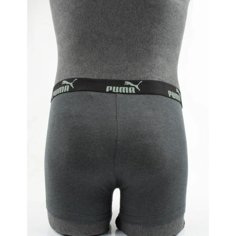 Puma Men's Boxer Briefs 9-Pack Black Gray Comfortable Cotton khaki férfi alsónemű
