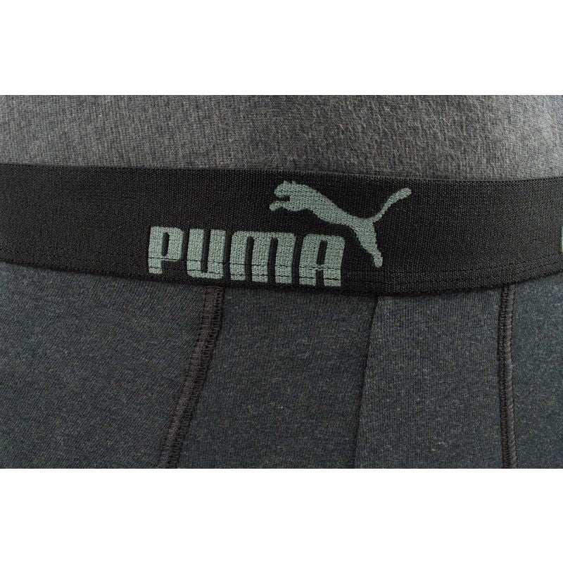 Puma Men's Boxer Briefs 9-Pack Black Gray Comfortable Cotton khaki férfi alsónemű