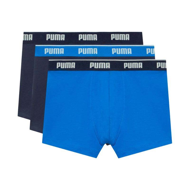 Puma men's boxer shorts 3 pack navy , blue 947130 kék férfi
