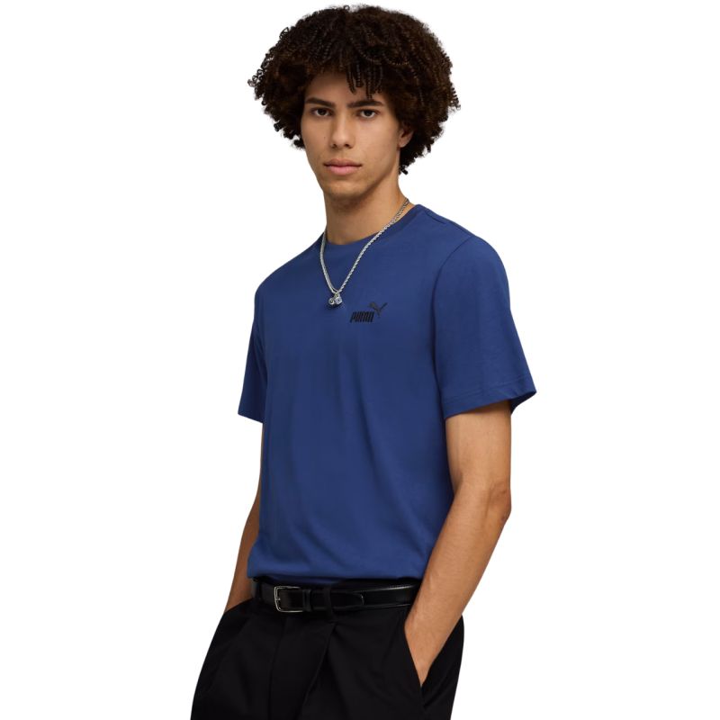 Puma Men's ESS Small No. 1 Logo Tee(s) Navy 682535 kék férfi póló