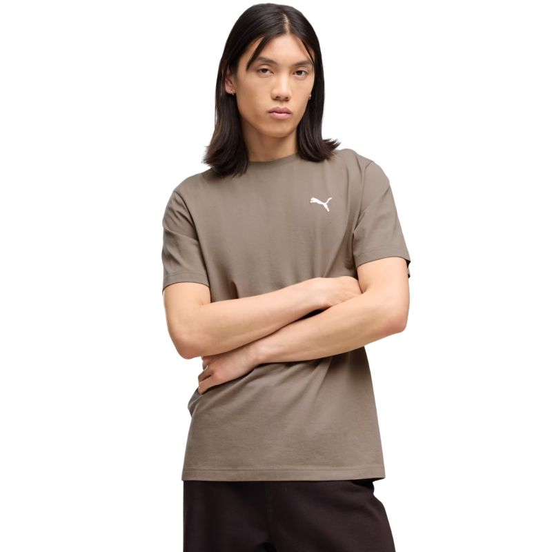 Puma Men's Wardrobe Ess Tee dark 629644 bézs férfi póló 62964481