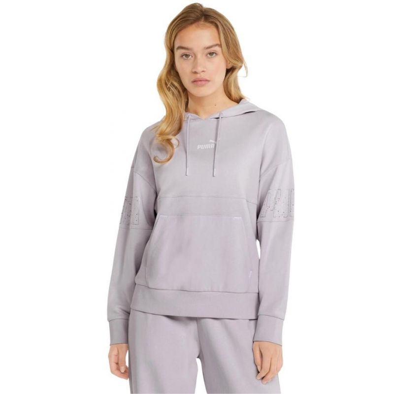 Puma Power Colorblock Stardust Hoo Sweatshirt W 848828 73 Pulóver - Sportmania.hu