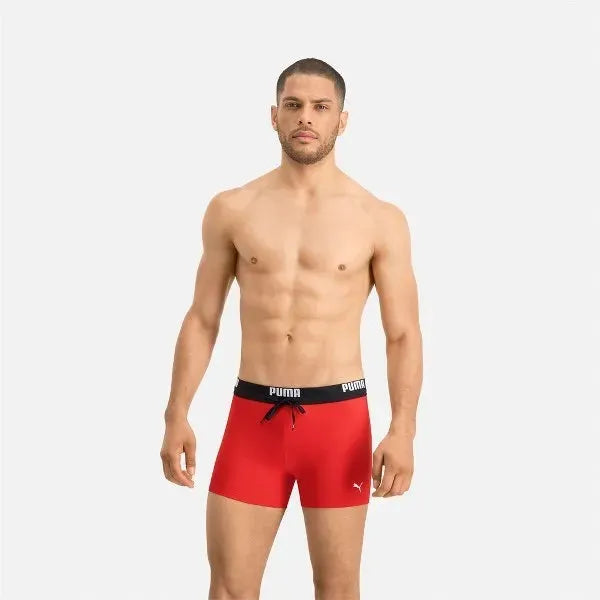 Puma SWIM MEN LOGO SWIM TRUNK 1P red Úszónadrág - Sportmania.hu