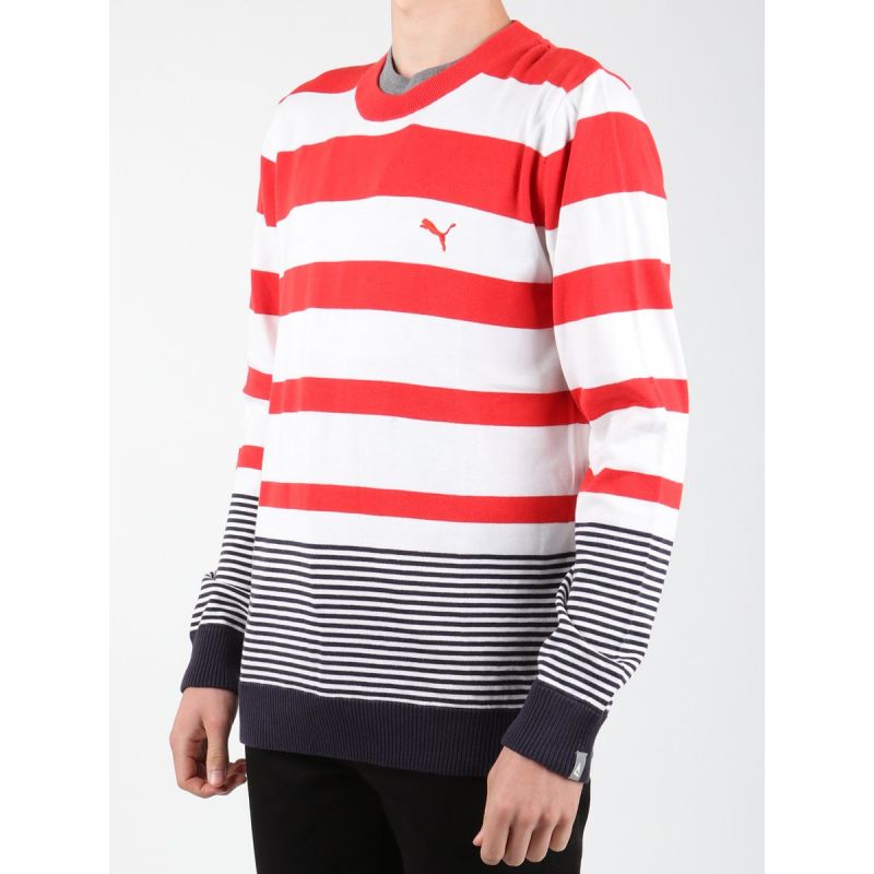 Puma Striped Sailing Pulóver 554124-01