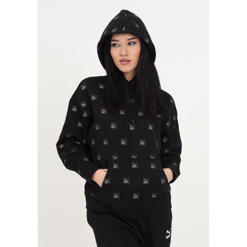 Puma Sweatshirt Puma Brand Love AOP Hoodie FL W 535706 01 Pulóver - Sportmania.hu