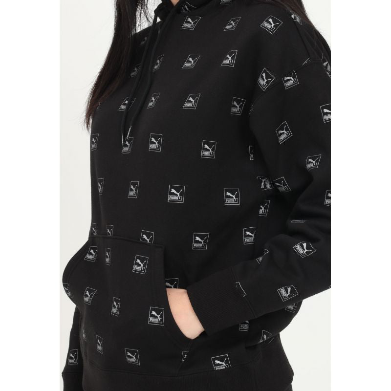 Puma Sweatshirt Puma Brand Love AOP Hoodie FL W 535706 01 Pulóver - Sportmania.hu
