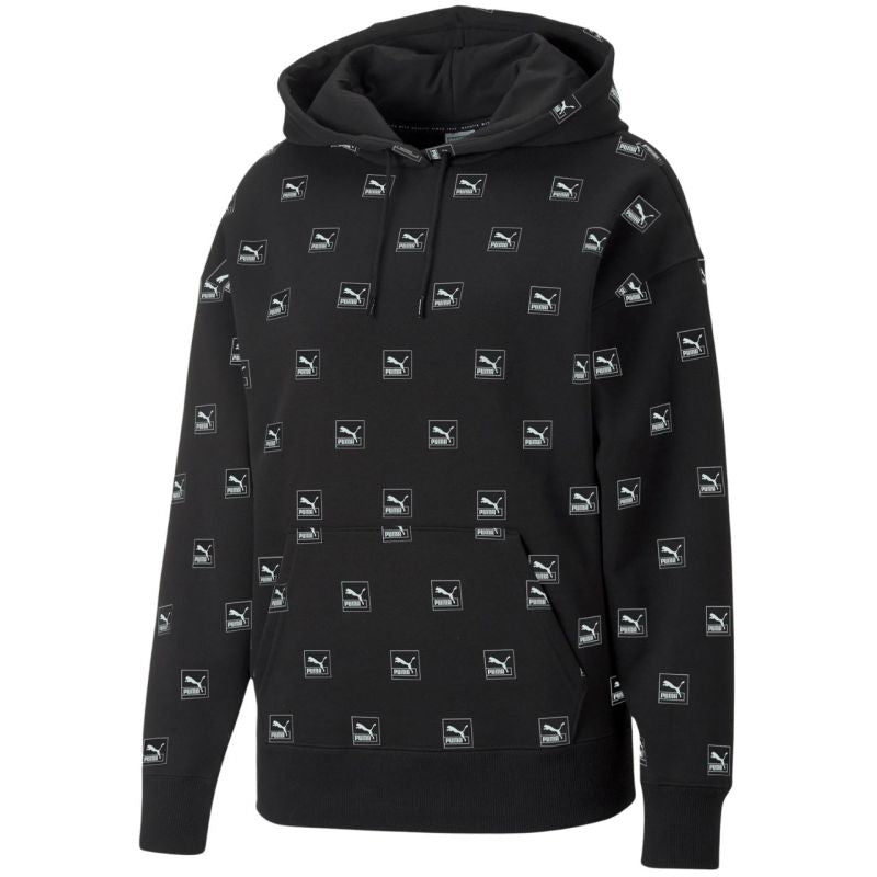 Puma Sweatshirt Puma Brand Love AOP Hoodie FL W 535706 01 Pulóver - Sportmania.hu