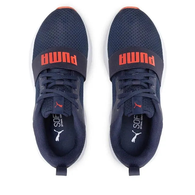 Puma Wired Run Jr Peacoat- Red Utcai cipő - Sportmania.hu