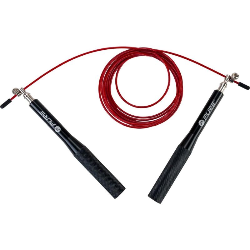 Pure 2 Improve 3-IN-1 WEIGHTED SKIPPING ROPE, REPLACEABLE LINES, PURE 2 IMPROWE fekete edzőfelszerelés