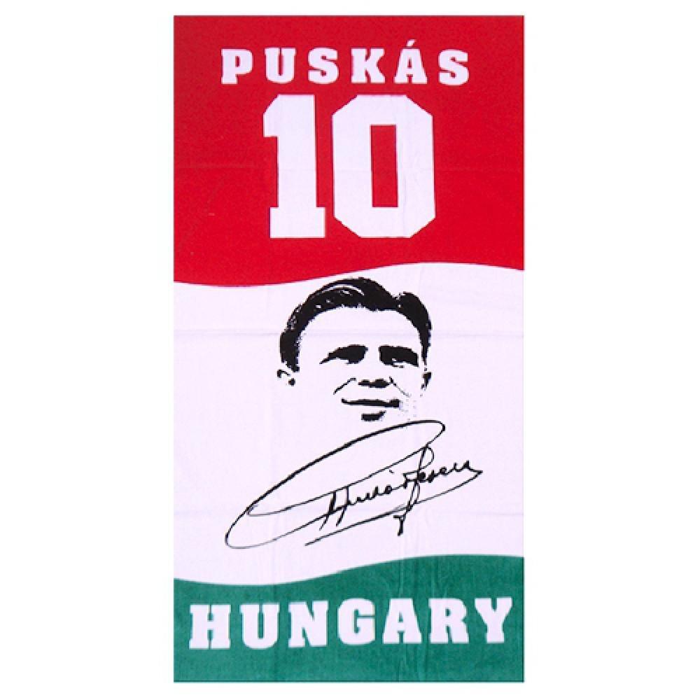 Puskas.com Puskás pamut fürdőlepedő (75x170) Törölköző - Sportmania.hu