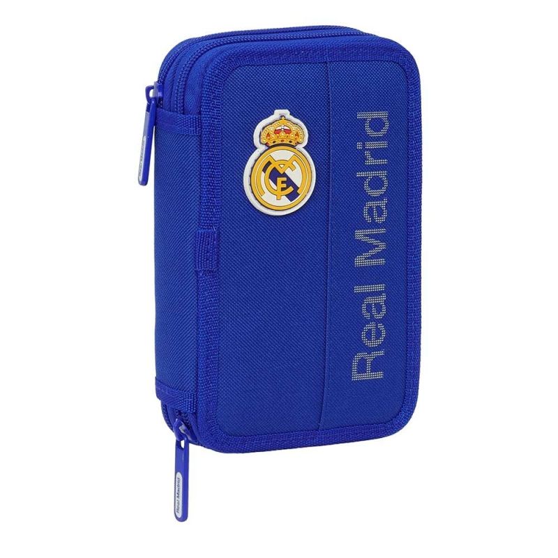Real Madrid pencil case with accessories double filled pencil case 29 pcs ceruzatartó