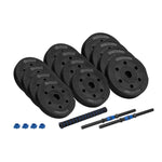 Rebel ACTIVE Bituminous adjustable dumbbells with connector RBA-2300