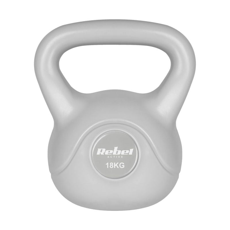 Rebel Active Kettlebell 18 Kg szürke edzőfelszerelés RBA-2322G-18