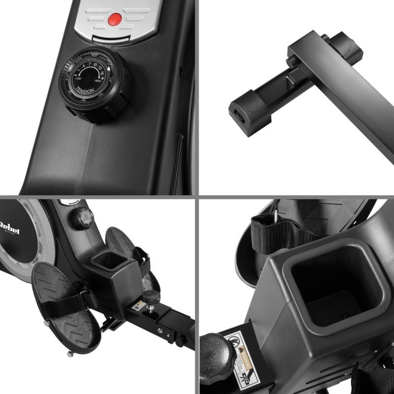 Rebel ACTIVE magnetic rowing machine model RBA-1005