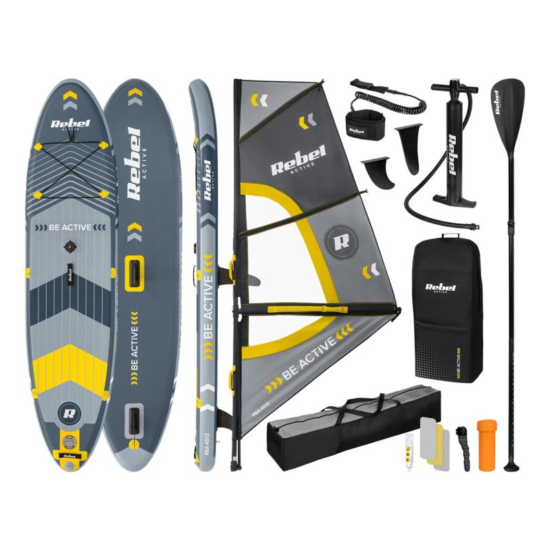 Rebel ACTIVE SUP board, windsurfing, inflatable, set, készlet