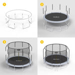 Rebel ACTIVE Trampoline Pro 15ft/457cm, Net, Ladder RBA-8005