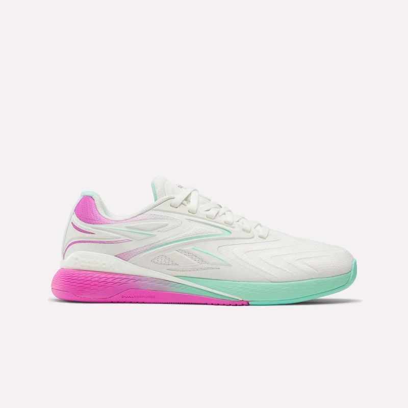 Reebok NANO X5 EDGE CHALK/VIRTUAL /ATOMIC AQUA sneakers ( ) rózsaszín utcai cipő