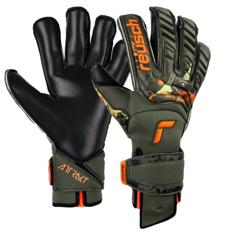 Reusch Attrakt Duo Evolution Adaptive Flex M 53 70 055 5555 goalkeeper gloves Kesztyű - Sportmania.hu