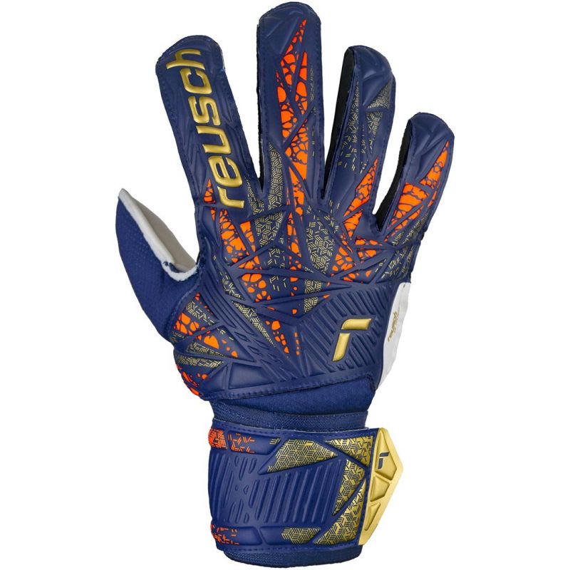 Reusch Attrakt Grip Jr 5472815 4410 goalkeeper gloves Kesztyű - Sportmania.hu