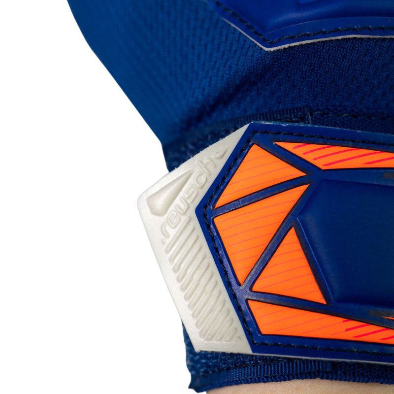 Reusch Attrakt Starter Solid Junior goalkeeper gloves 5672514 kék kapuskesztyű, gyerek