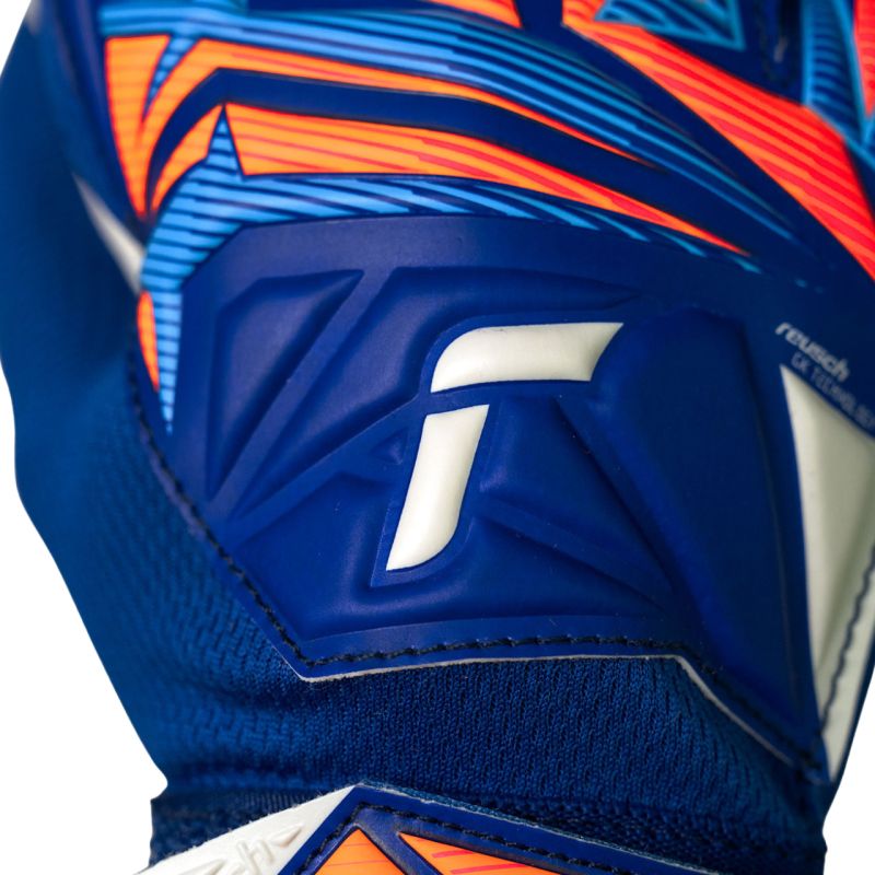 Reusch Attrakt Starter Solid Junior goalkeeper gloves 5672514 kék kapuskesztyű, gyerek