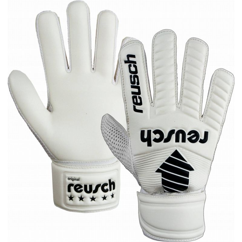 Reusch Legacy Arrow Solid Goalkeeper Gloves gyerek kapuskesztyű, fehér