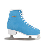 Roces Suede Eco-Fur Figure Skates Blue and White Korcsolya 450702004