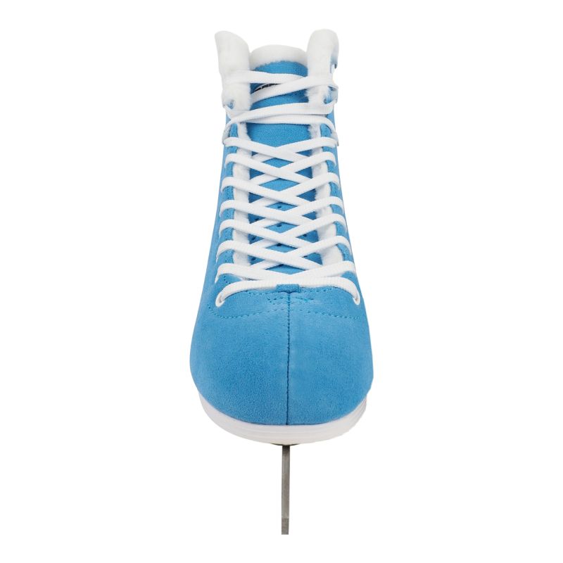 Roces Suede Eco-Fur Figure Skates Blue and White Korcsolya 450702004