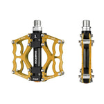 Rockbros 2010-12L Aluminum Platform Bicycle Pedals - Gold arany